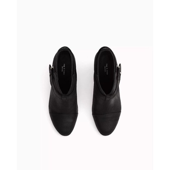 rag & bone Harrow Boot Asphalt Waxy Womens Size 38.5 - Picture 2 of 12